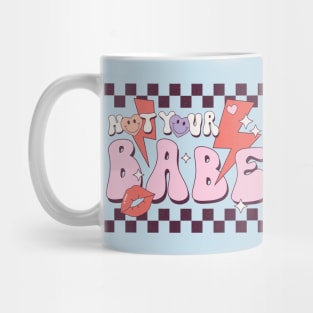 Not Your Babe Anti Valentines Day Love Sucks Mug